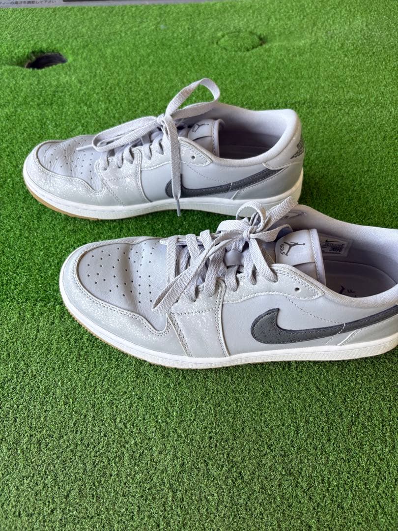 NIKE エアジョーダン１LOW G □ “Wolf Grey Gum”