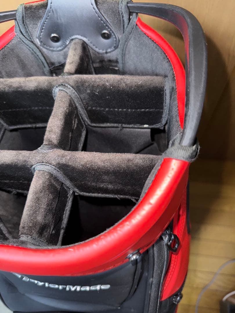 テーラーメイド　ステルス3点式ベルト　キャディバッグ　レインカバー付き