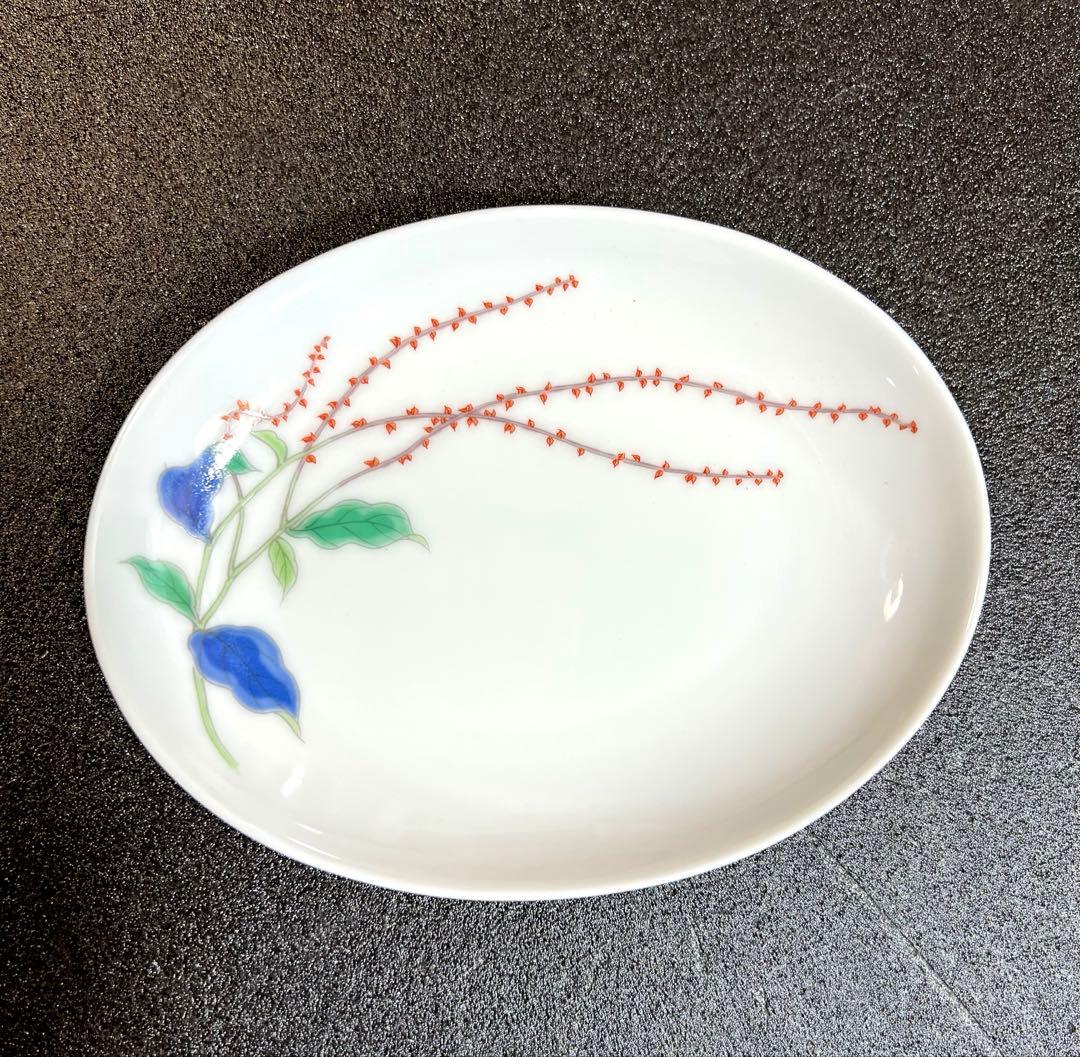 深川製磁 水引草 楕円取皿揃 5枚 未使用保管品 - メルカリ