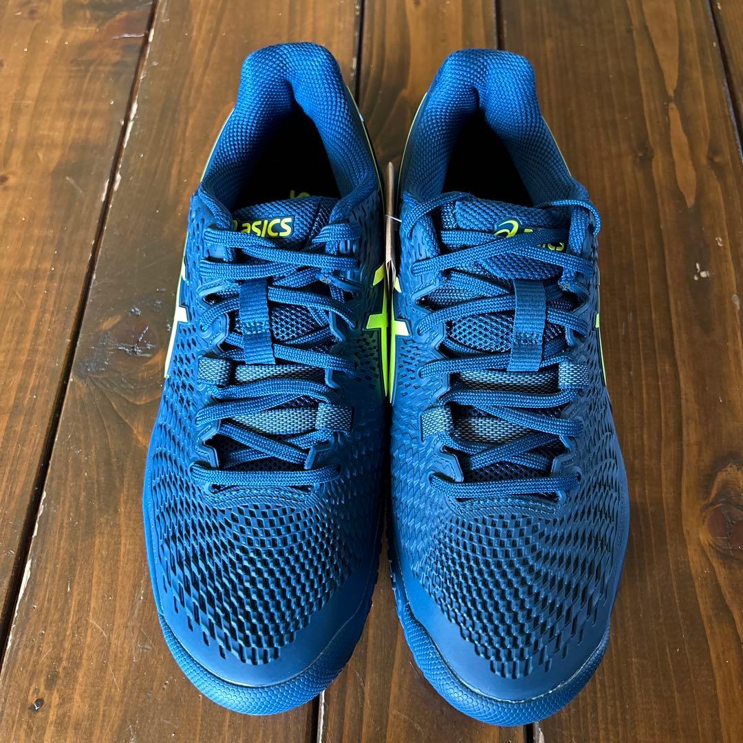 アシックス　メンズテニスシューズGELRESOLUTION9OC オムニクレー