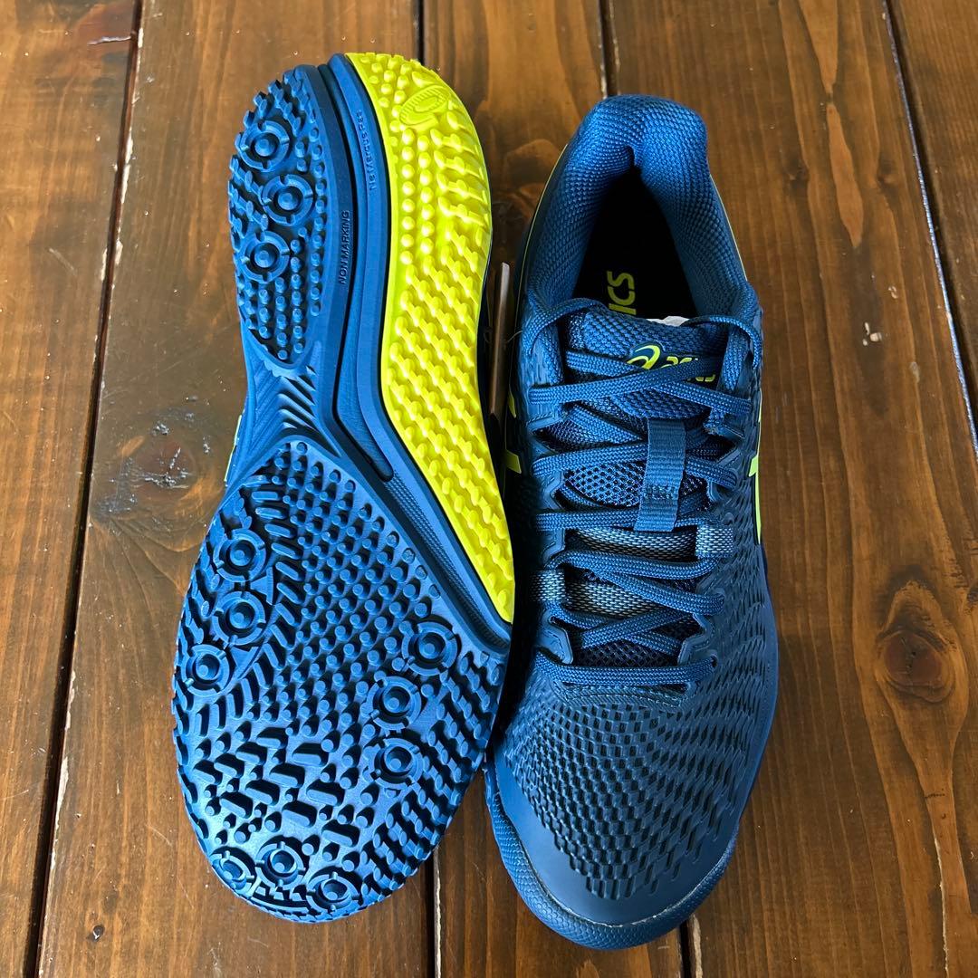 アシックス　メンズテニスシューズGELRESOLUTION9OC オムニクレー