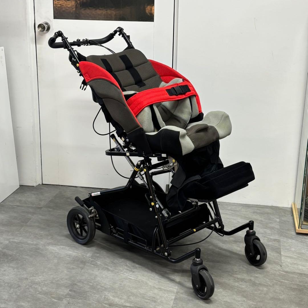 ◇きさく工房 ティルト式 バギー 車椅子 子供用 障害児用 リクライニング 札幌