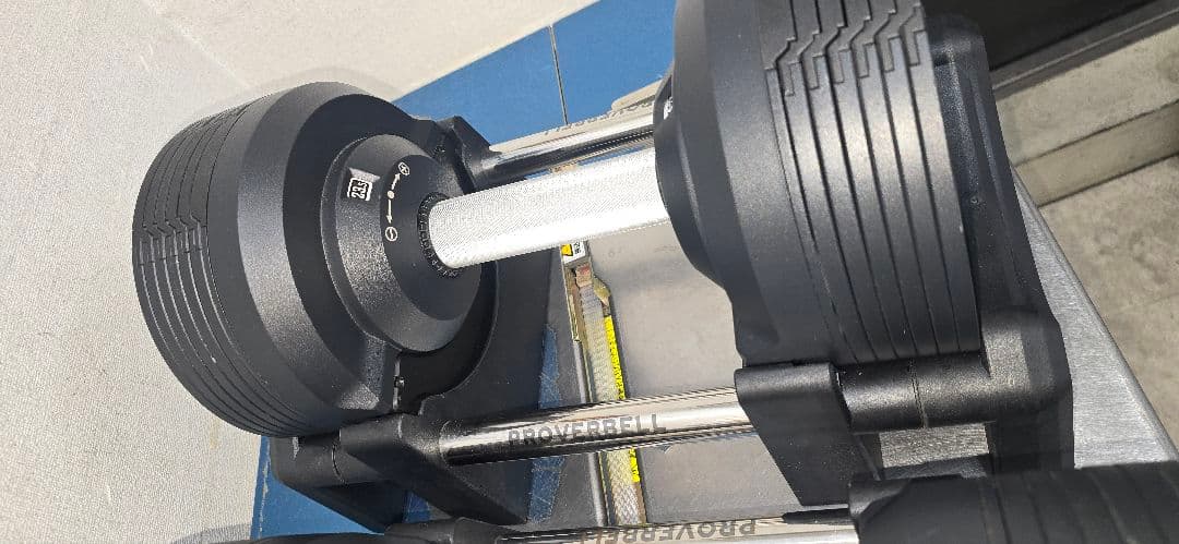 プロバーベル 可変式ダンベル ブラック 23.5kg×2 送料込み