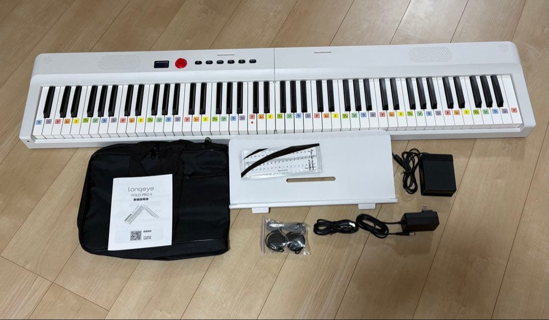 電子ピアノ88鍵盤「 ロンアイ FOLD PRO 2 」折りたたみ式