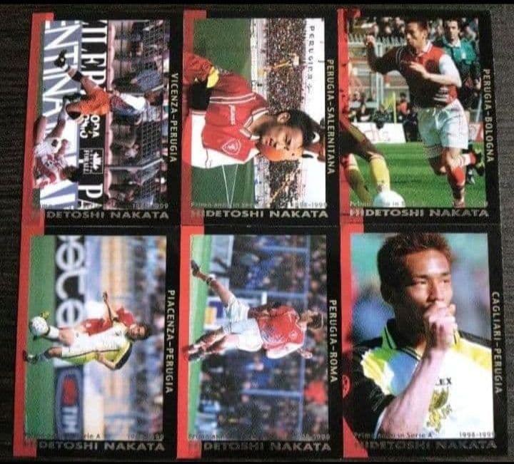 中田英寿 ペルージャ 98-99 トレーディングカード50枚セット パニーニ