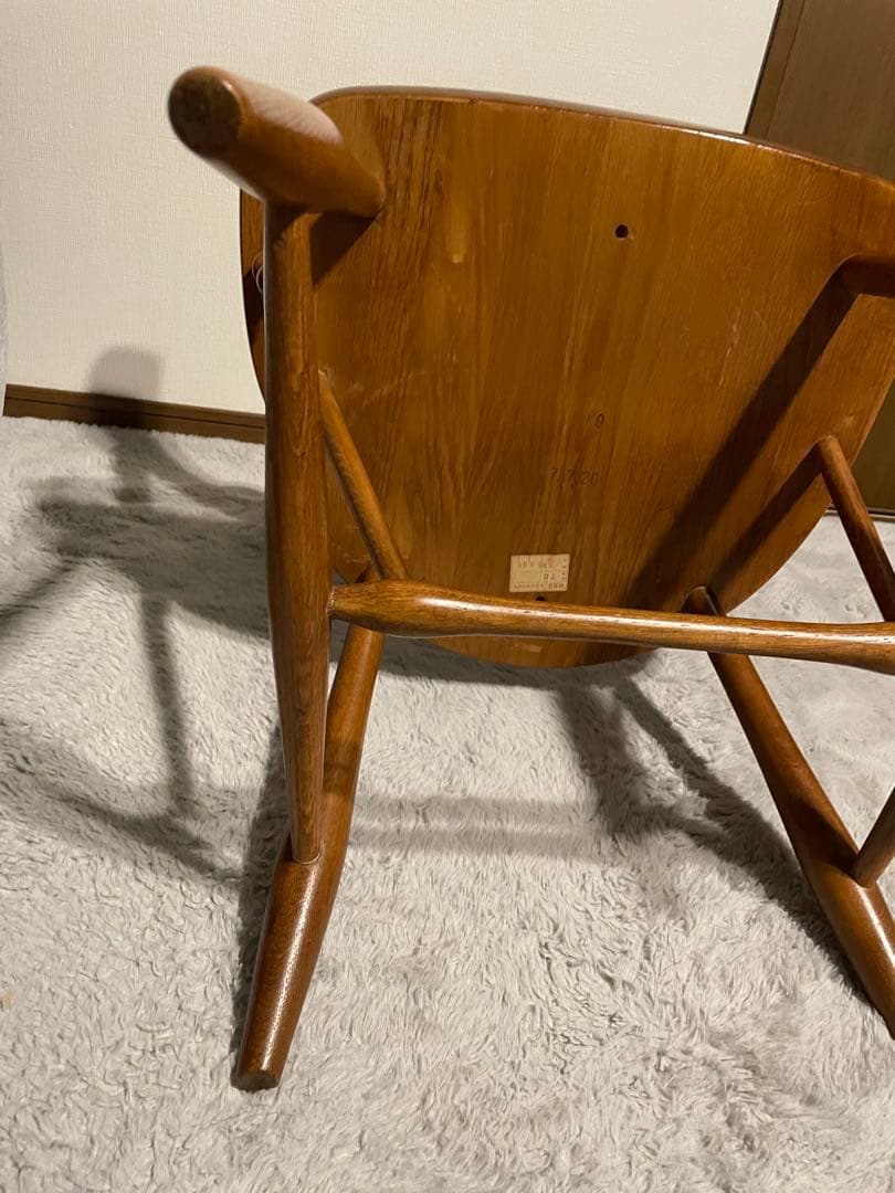 柏木工 アームチェア ダイニングチェア ヴィンテージ ウッドチェア