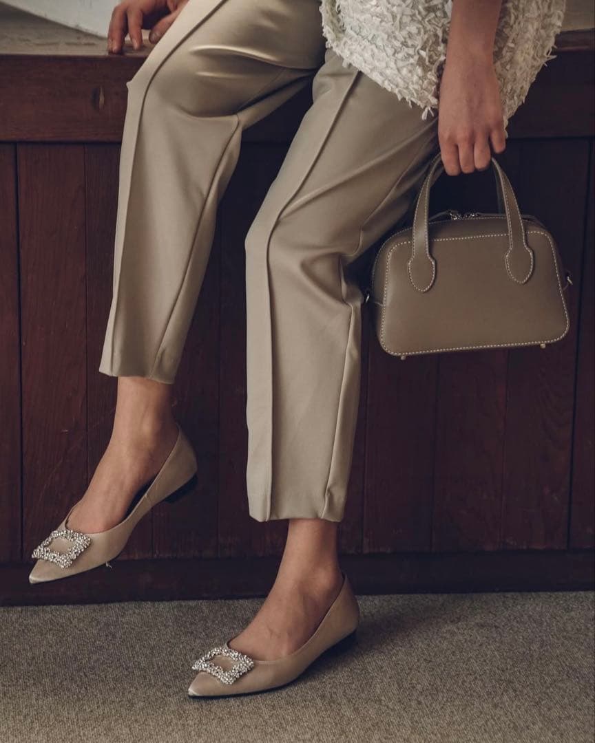 OHGA マシュマロパンツ トープ Sサイズ