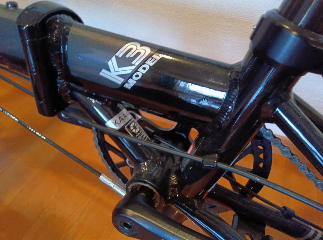 DAHON K3 折りたたみ自転車 ブラック 専用カバー付き