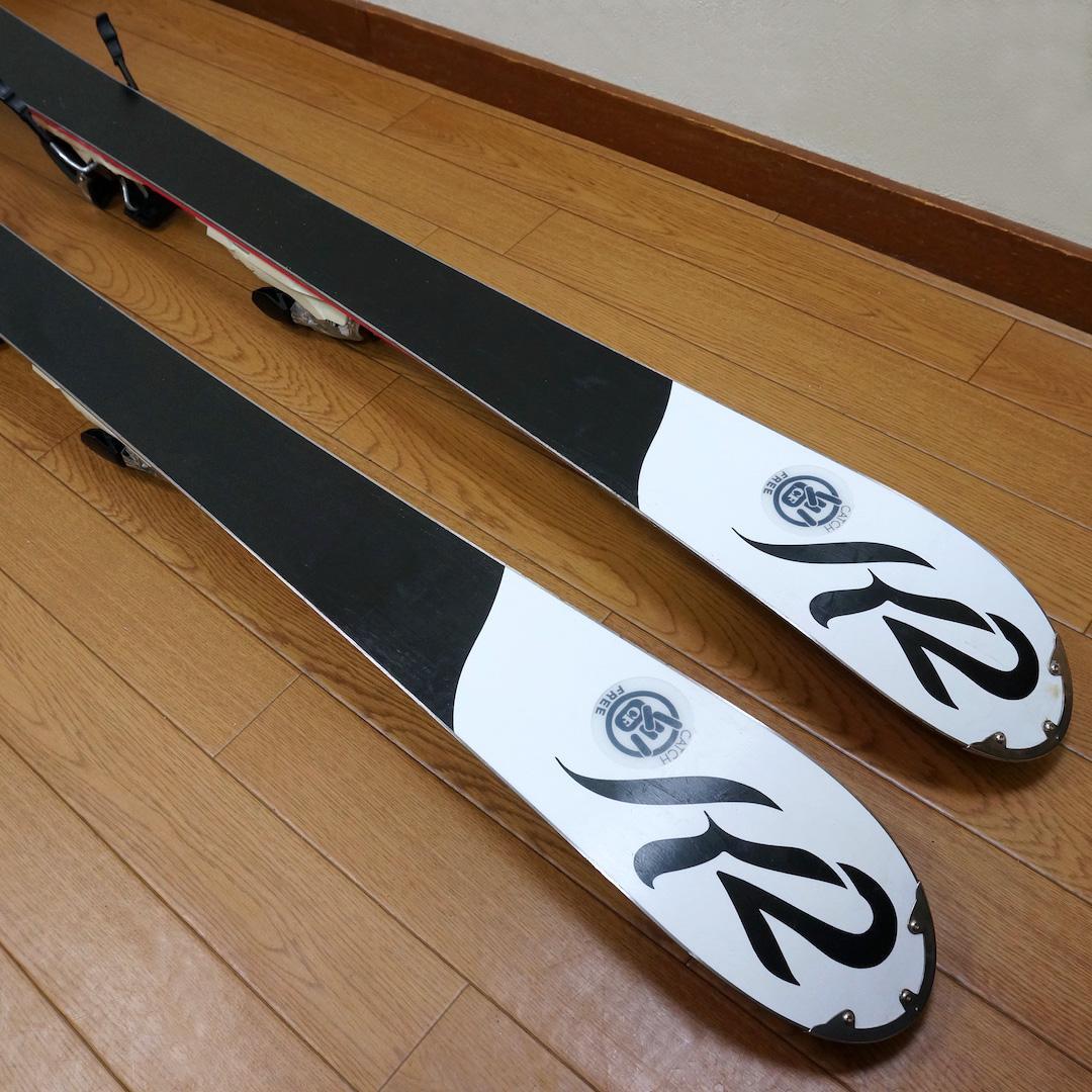 メンテ済 142cm 靴25～25.5cm K2 レディーススキーセット(140