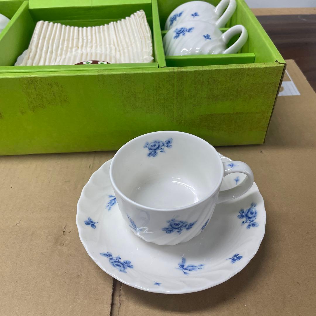 MARUI ティーカップ 5セット 花柄 陶器 -222 - メルカリ