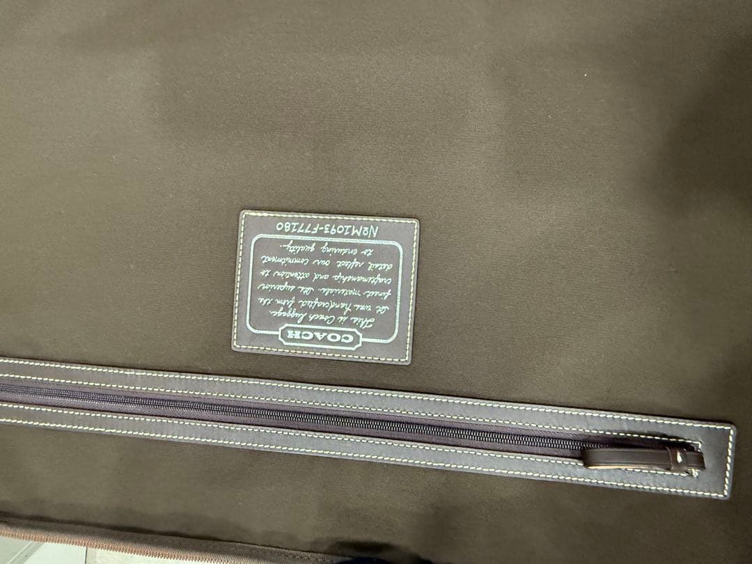 【美品】Coach モノグラムキャリーケース 中型　77180