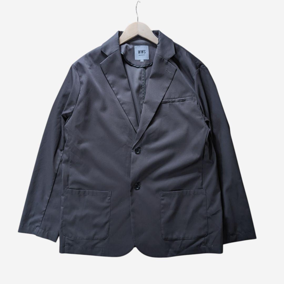 WWS ワークウェアスーツ セットアップ ストレッチ XL 上下 グレー 撥水