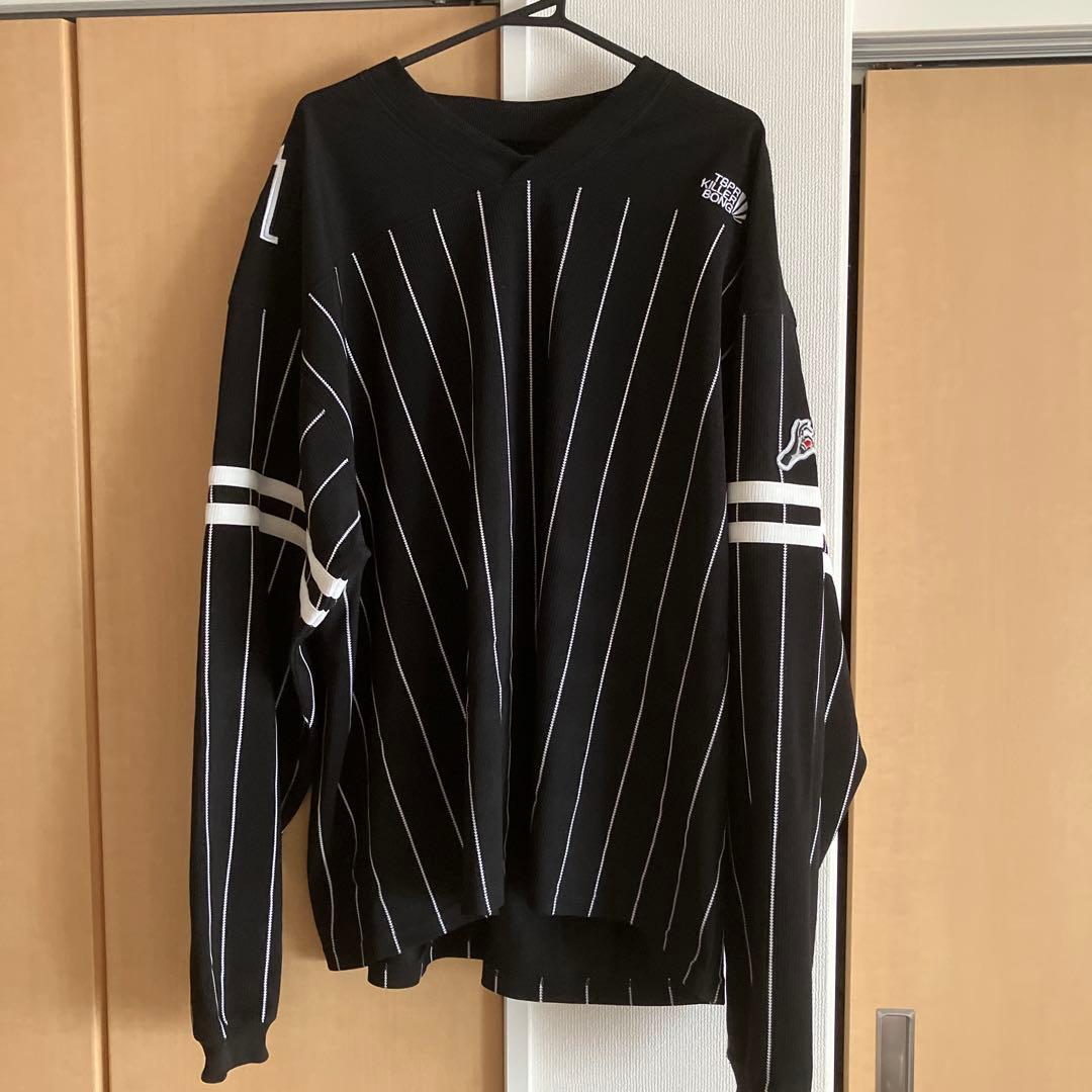 TIGHTBOOTH x KILLER-BONG ストライプ長袖ウェア XL