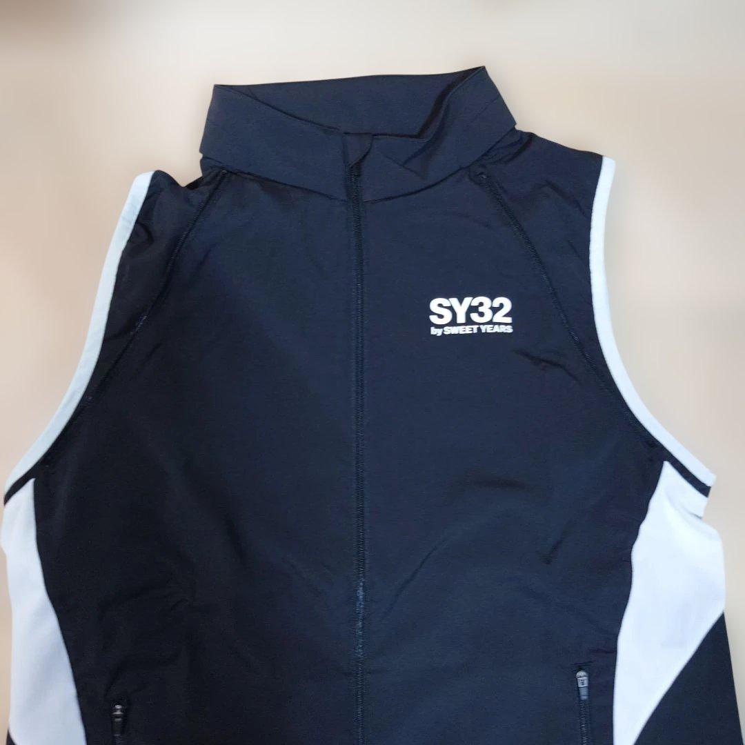 SY32：メンズ：Lサイズ：フルジップ　トレーニングジャケット：黒