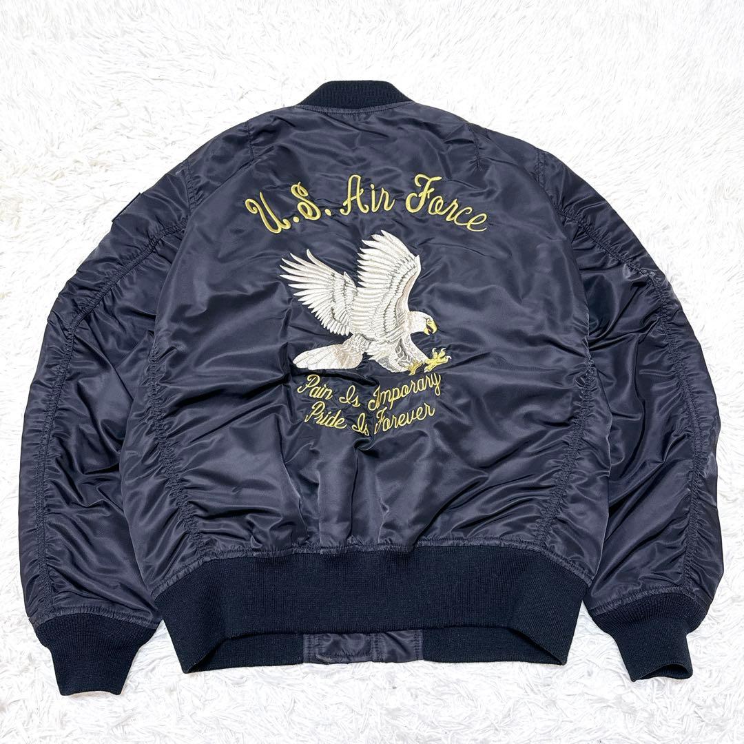 avirex MA-1 452nd 未使用級　フライトジャケット　ワッペン　3L