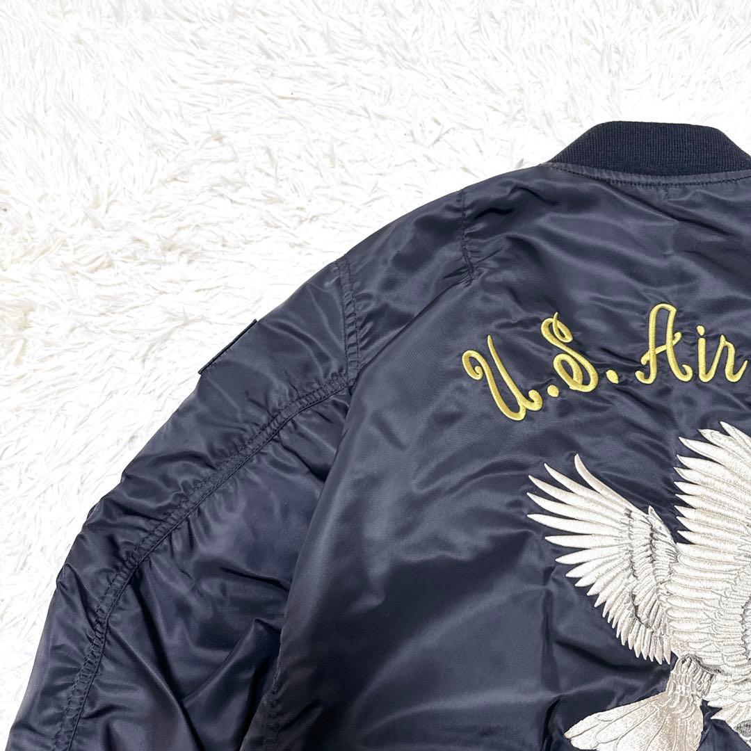 avirex MA-1 452nd 未使用級　フライトジャケット　ワッペン　3L