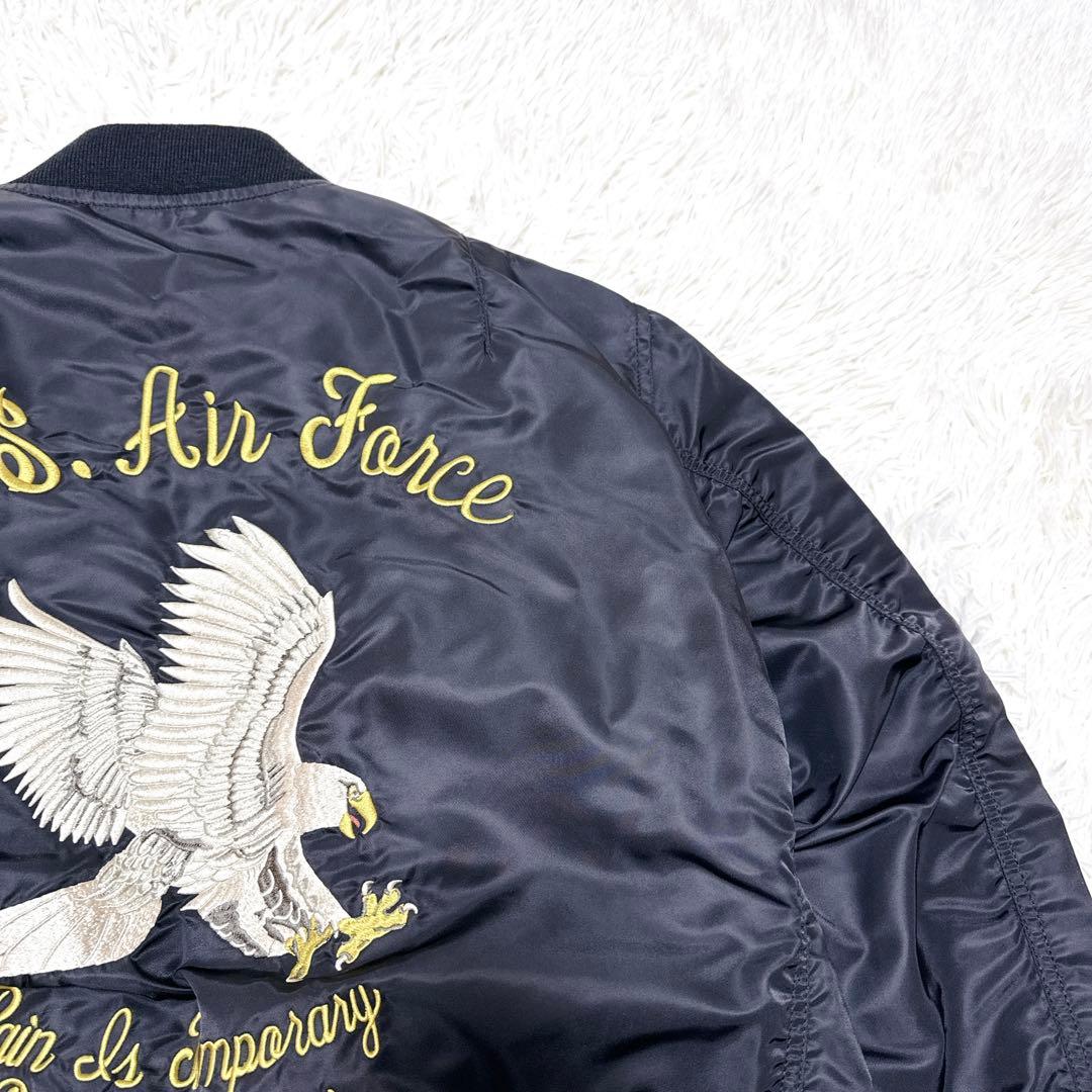 avirex MA-1 452nd 未使用級　フライトジャケット　ワッペン　3L