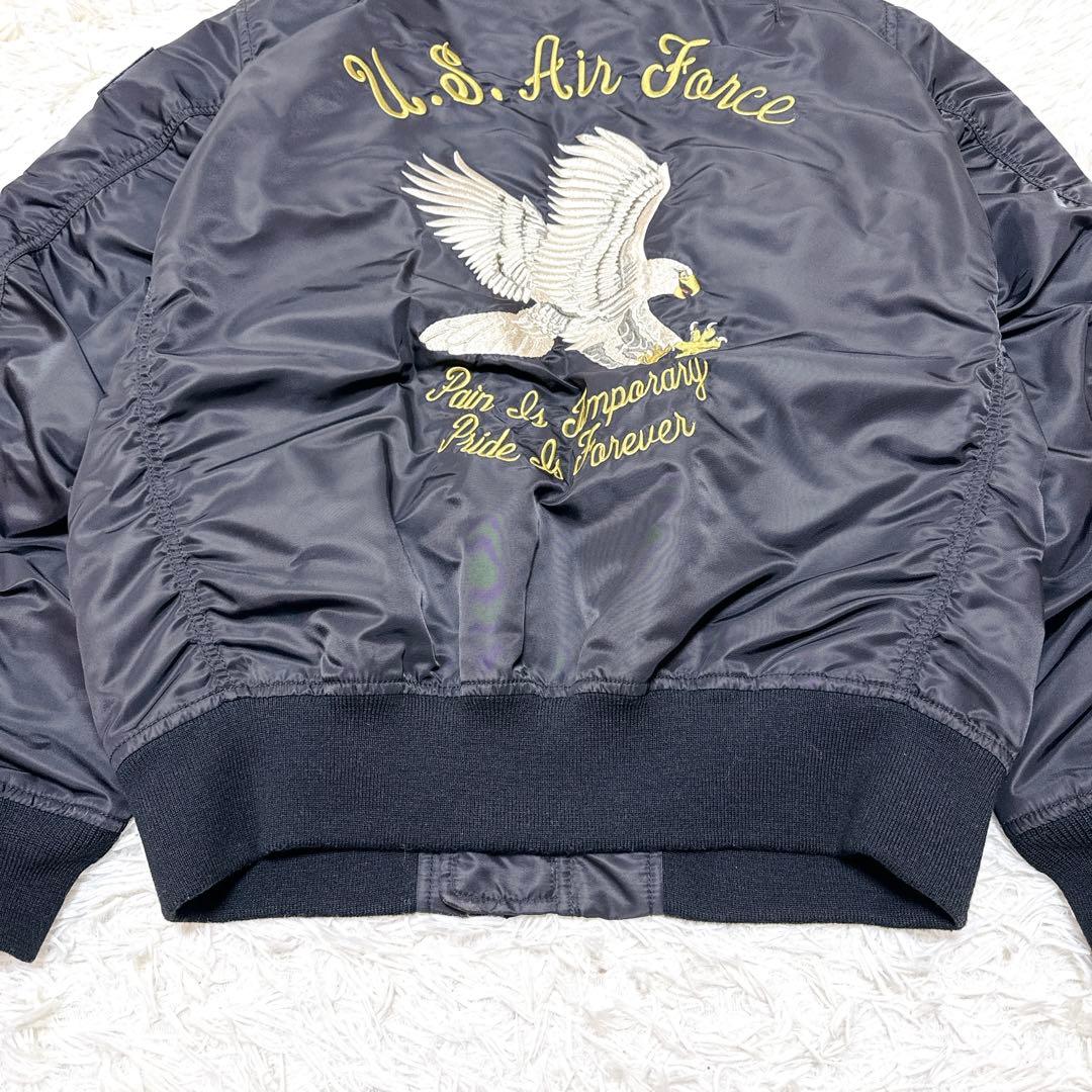 avirex MA-1 452nd 未使用級　フライトジャケット　ワッペン　3L