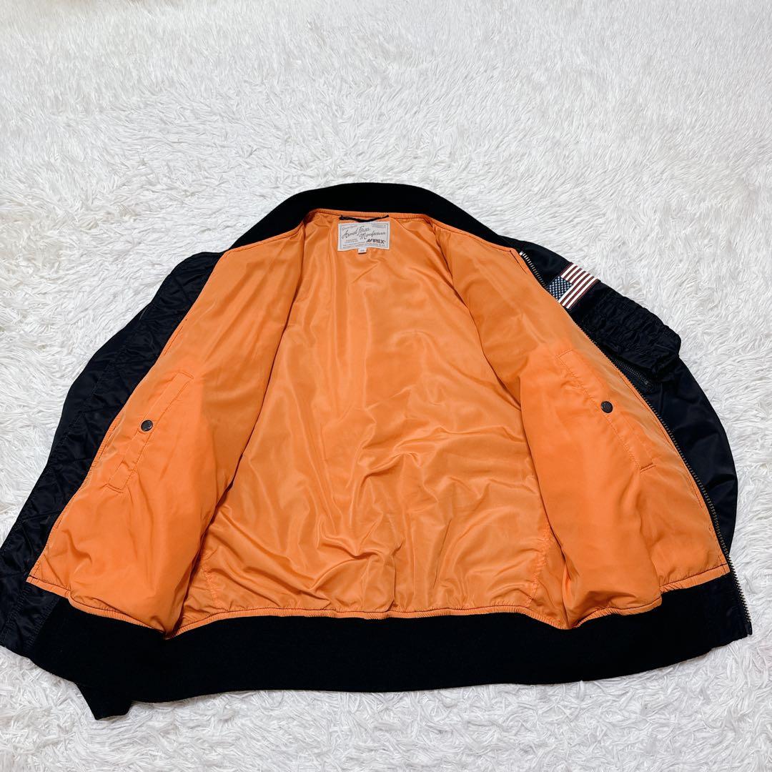 avirex MA-1 452nd 未使用級　フライトジャケット　ワッペン　3L