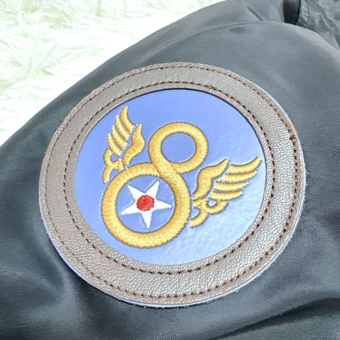 avirex MA-1 452nd 未使用級　フライトジャケット　ワッペン　3L