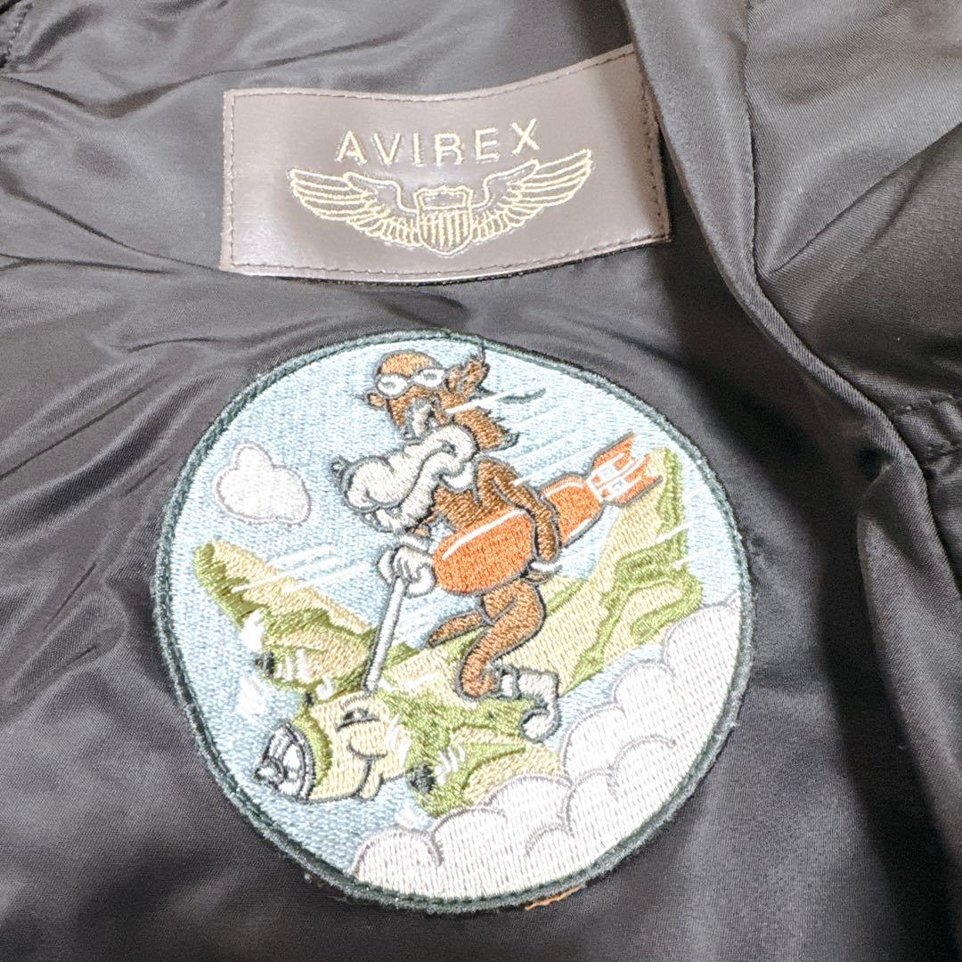 avirex MA-1 452nd 未使用級　フライトジャケット　ワッペン　3L