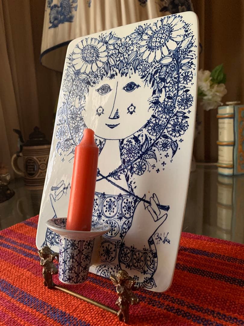 ビヨンヴィンブラッド　激可愛い！ひまわり少女の壁掛けキャンドルスタンド！