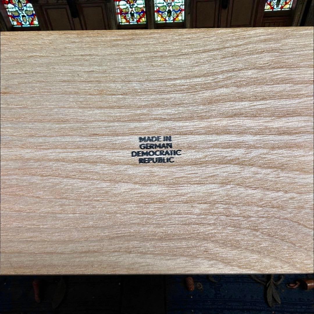 東ドイツ製・ザイフェン 聖歌隊木製キャンドルスタンドXmas装飾