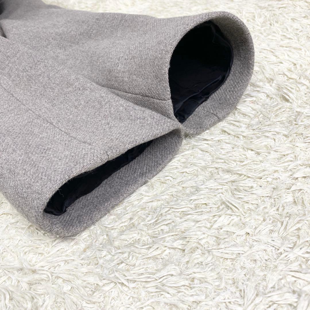 極美品 ザラ MANTECO チェスターコート ダブルブレスト S グレージュ