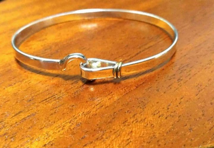 TIFFANY&Co.ティファニーアンドコーフックアンドアイコンビバングル正規品