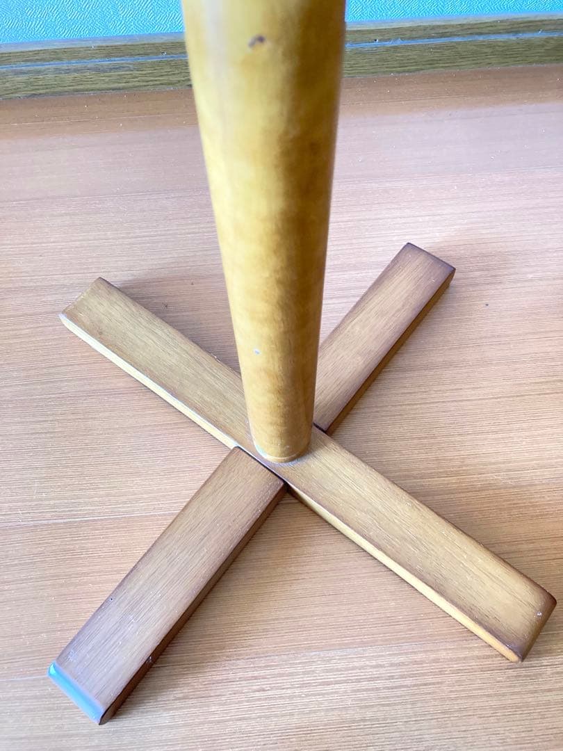 昭和レトロ 木製 ポールハンガー ハンガーラック コートハンガー 上着掛け