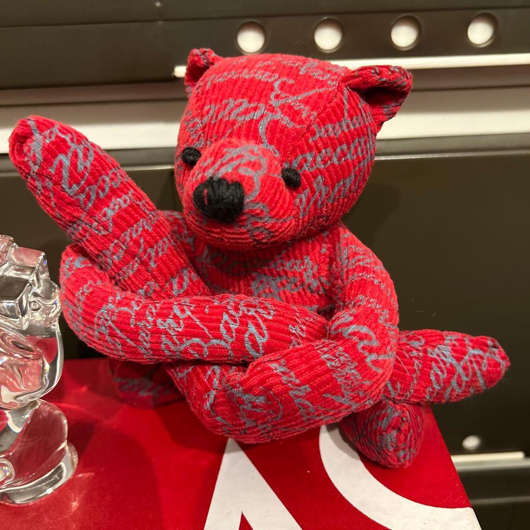 Baccarat 240年記念　クリスタルとぬいぐるみのクマ 置物 セット箱あり