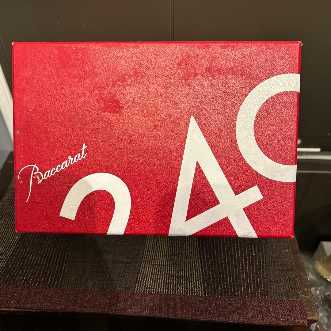 Baccarat 240年記念　クリスタルとぬいぐるみのクマ 置物 セット箱あり