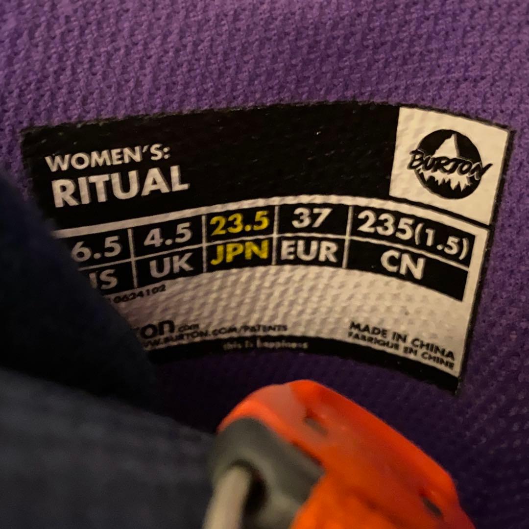 【即日発送】 スノボブーツ　BURTON RITUAL 23.5cm