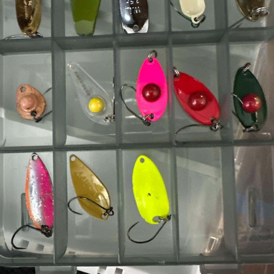全41個　渓流用ミノー、　スプーンセット