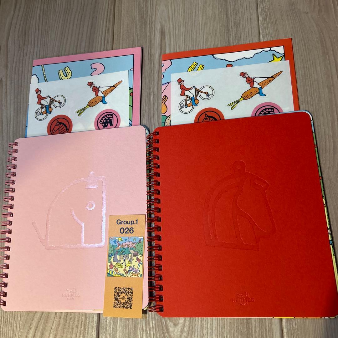 2冊 HERMES 【エルメスの馬さがし】ノベルティ ノート 非売品 エルメス