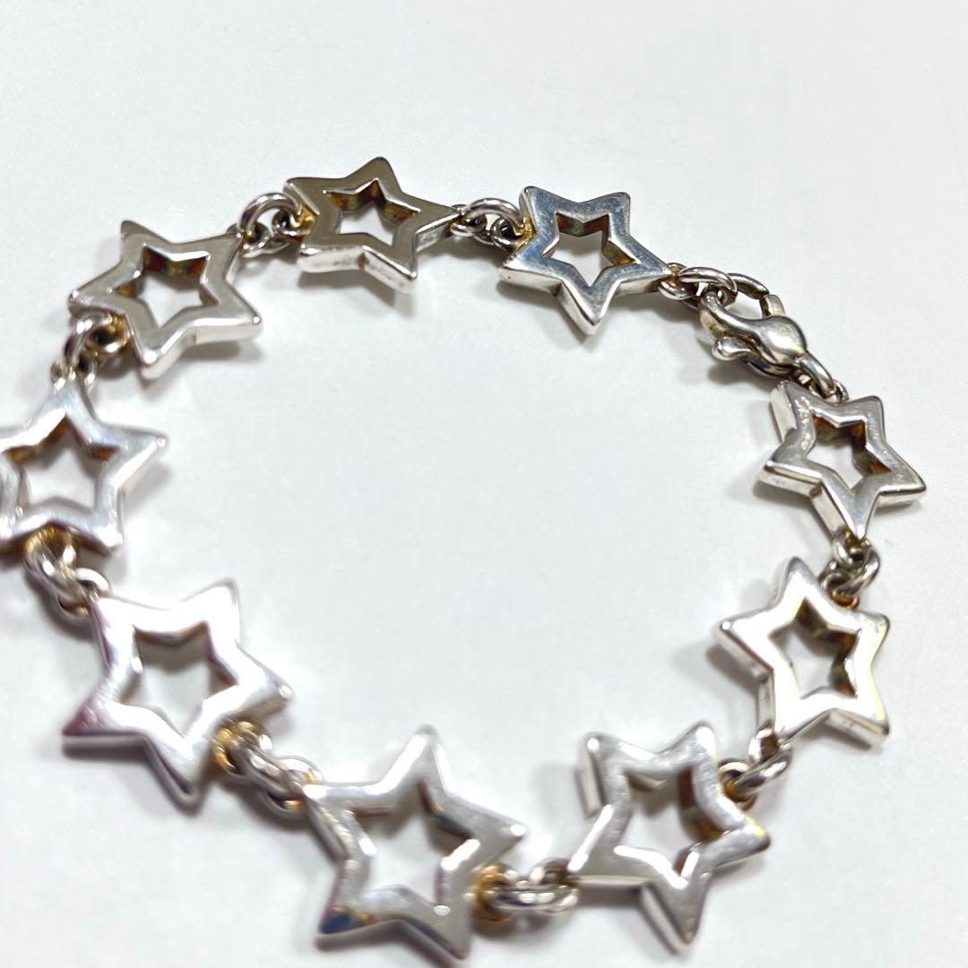 【925刻印】スタージュエリー スターモチーフ　ブレスレット　シルバー