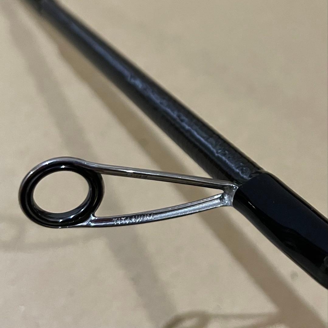 カフェオレ様バレーヒル　レトログラードX ティップランロッド　チタンsicガイド