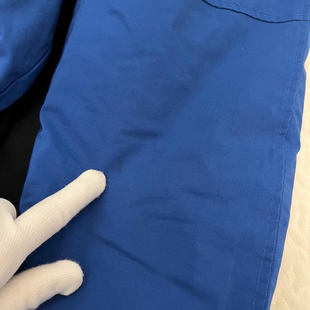 チャンピオンゴルフ ジャケット L スタジアム ブルー系 USA ロゴ 中綿