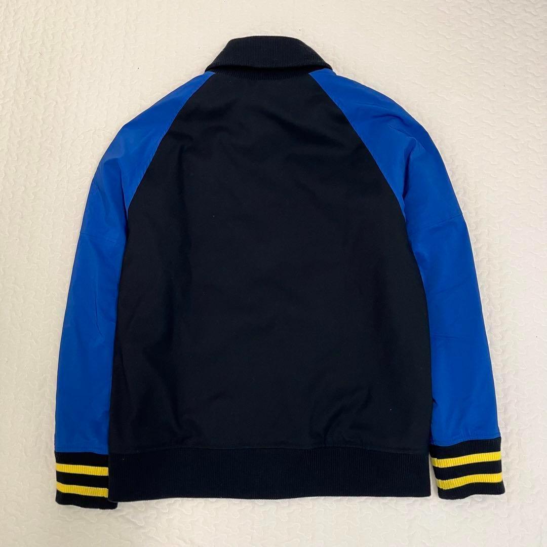 チャンピオンゴルフ ジャケット L スタジアム ブルー系 USA ロゴ 中綿