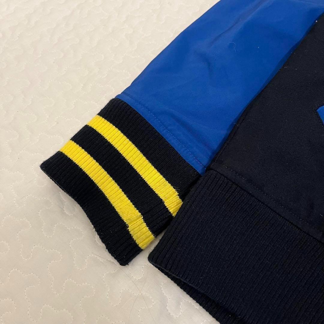 チャンピオンゴルフ ジャケット L スタジアム ブルー系 USA ロゴ 中綿