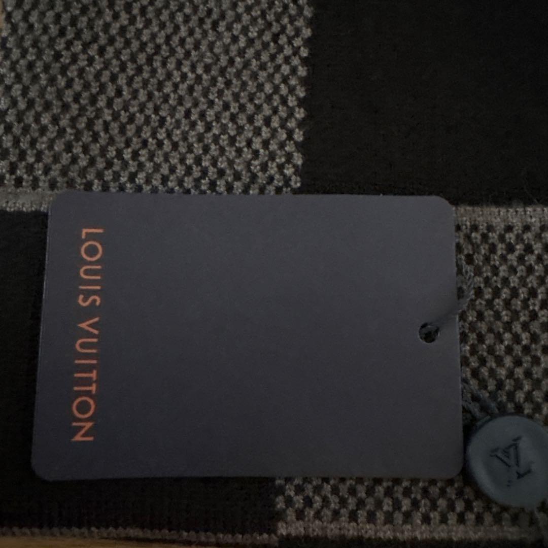 LOUIS VUITTON チェック柄 ニット帽