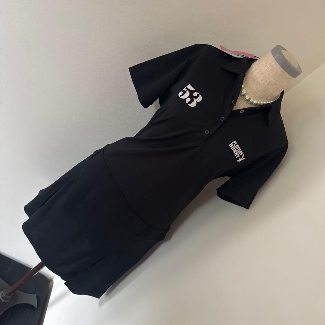 専用⭐︎PLAYBOY BUNNY ブラックポロワンピース 大きいサイズGOLF