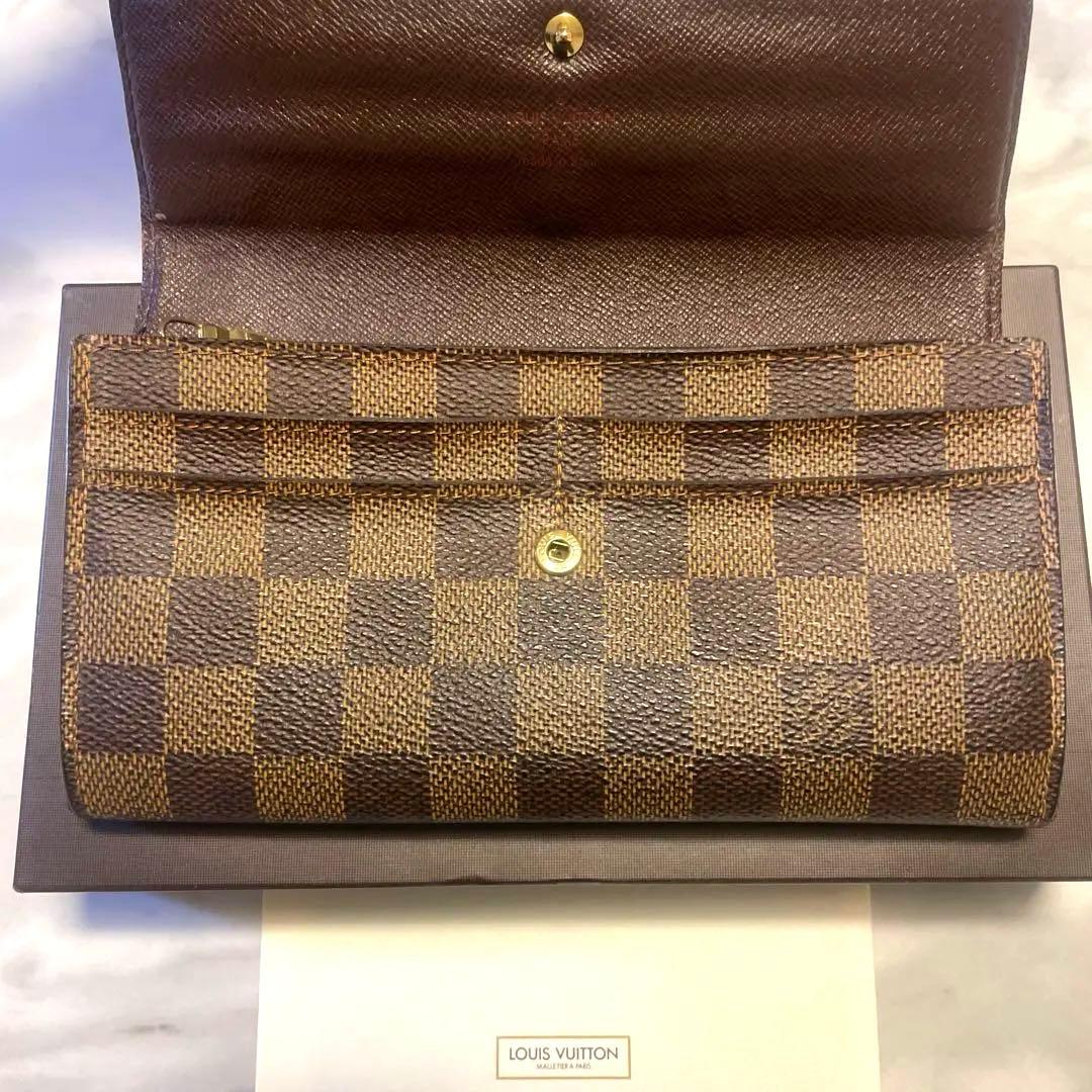 【正規品】　ルイヴィトン　ダミエ　長財布