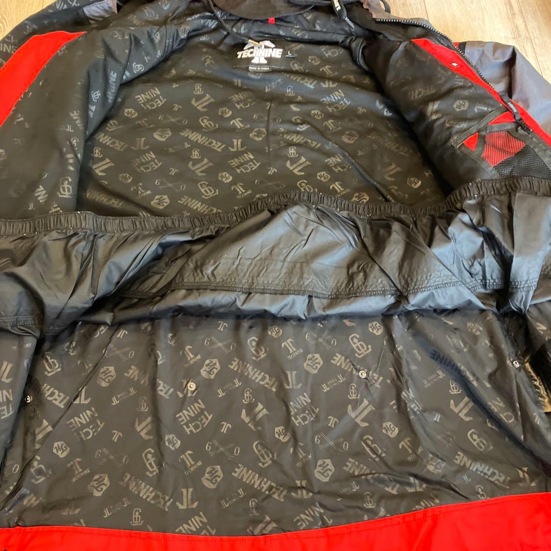 technine テックナイン　スノーボードウェア　 L ベースボール　赤