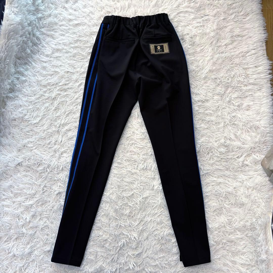 新品 マークアンドロナ パンツ ストレッチ ブラック サイドライン ゴルフ