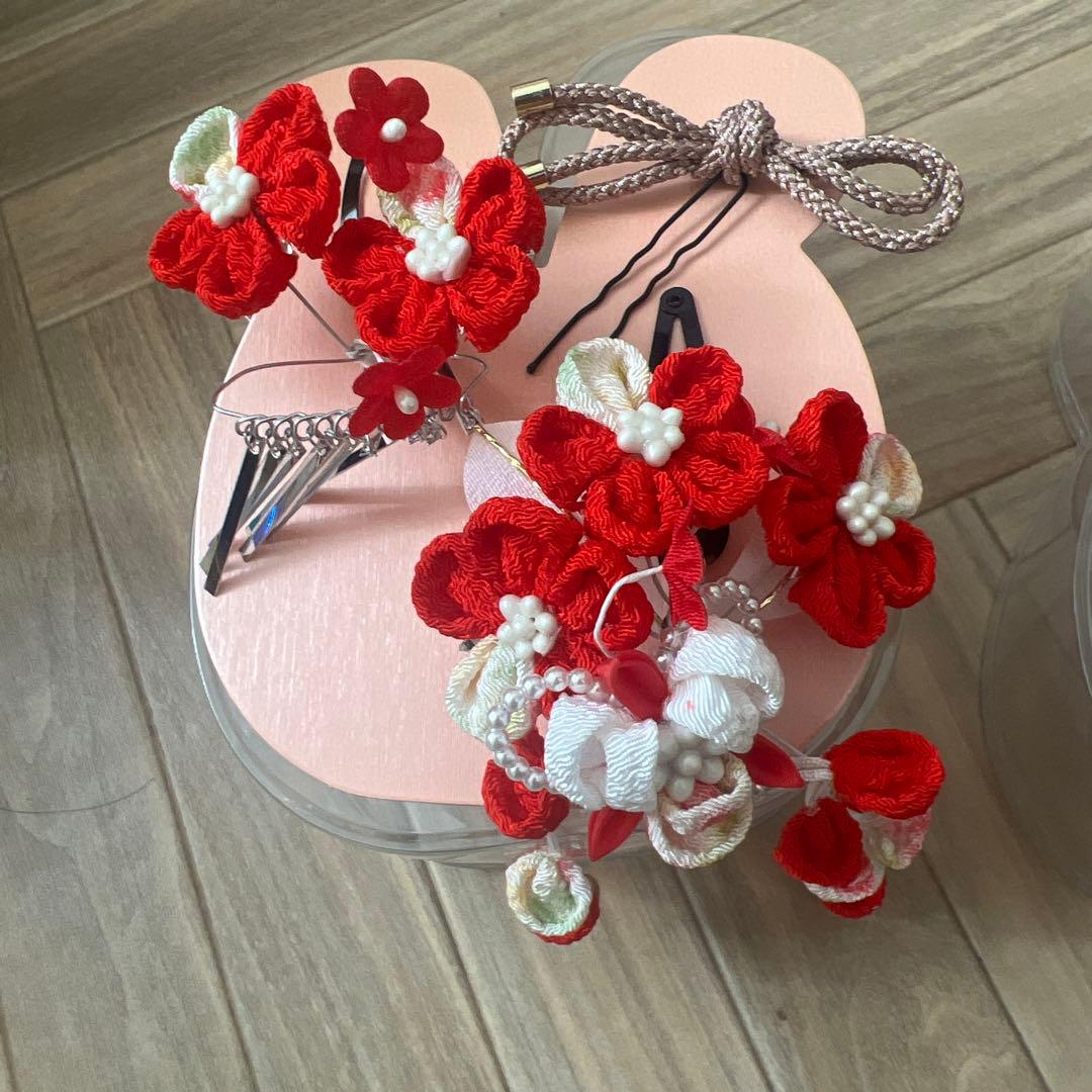 七五三 女の子 3歳 双子 被布2着セット