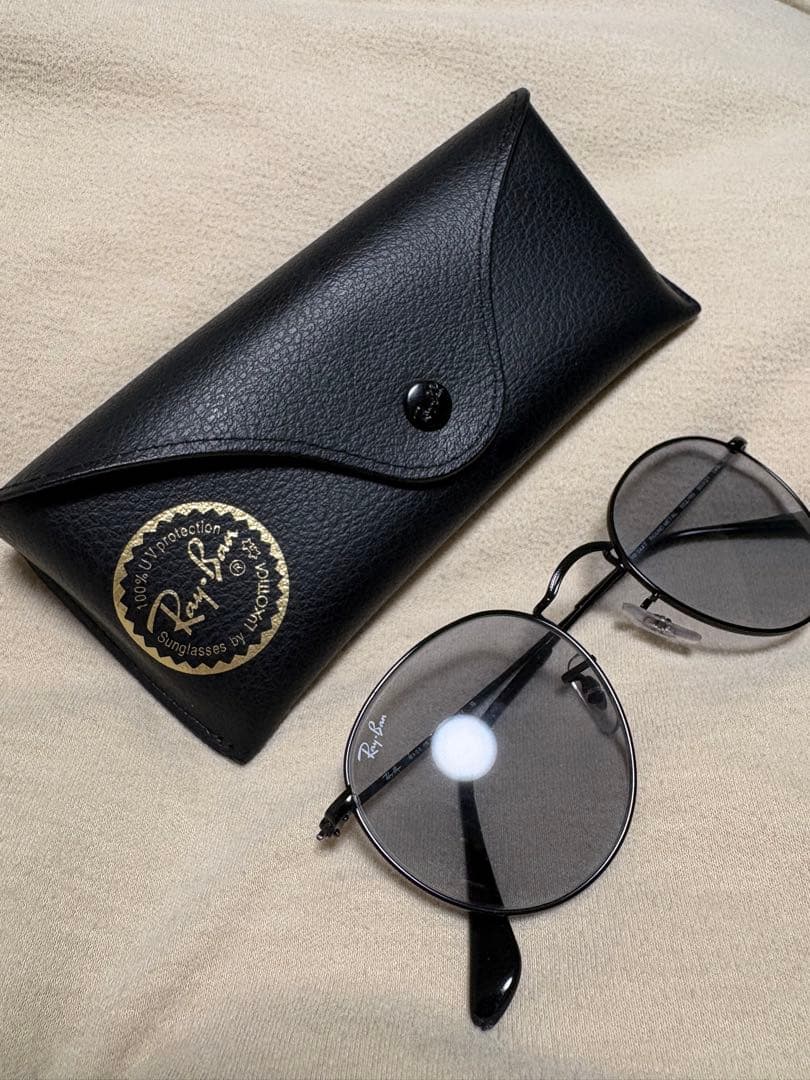 【美品】Ray-Ban RB 3447 サングラス　ライトグレー