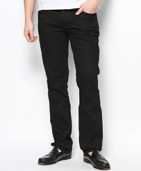 新品 NudieJeans SLIM JIM W28L32 ブラックコーデュロイ