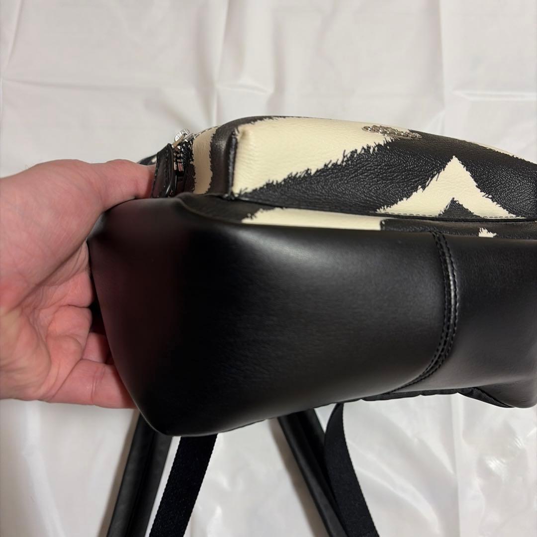 【美品】　COACH コーチ　リュック　バックパック　ゼブラ柄　F39033