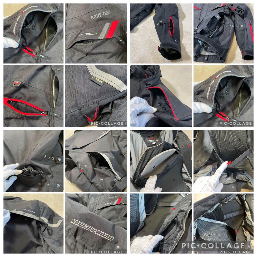 【廃盤品】ROUGH&ROAD GORE-TEXライティング　上下　XL